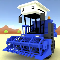 Взломанная Blocky Farm Racing & Simulator  [МОД Бесконечные монеты] - стабильная версия apk на Андроид