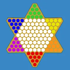 Взломанная Chinese Checkers Touch (Китайские шашки Тач)  [МОД Все открыто] - полная версия apk на Андроид