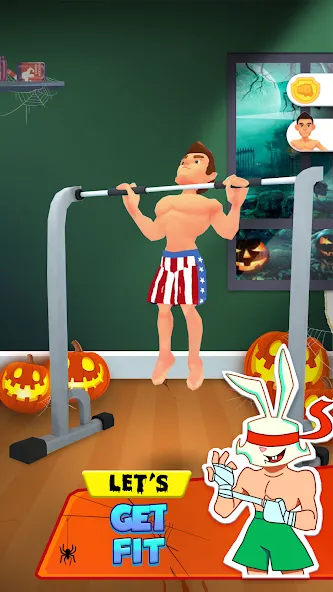 Idle Workout Master: MMA hero (Айдл Воркаут Мастер)  [МОД Бесконечные деньги] Screenshot 2