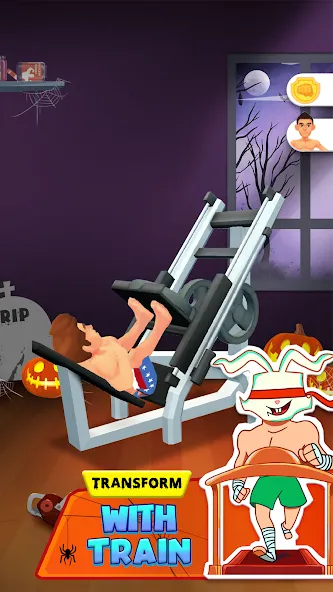 Idle Workout Master: MMA hero (Айдл Воркаут Мастер)  [МОД Бесконечные деньги] Screenshot 4