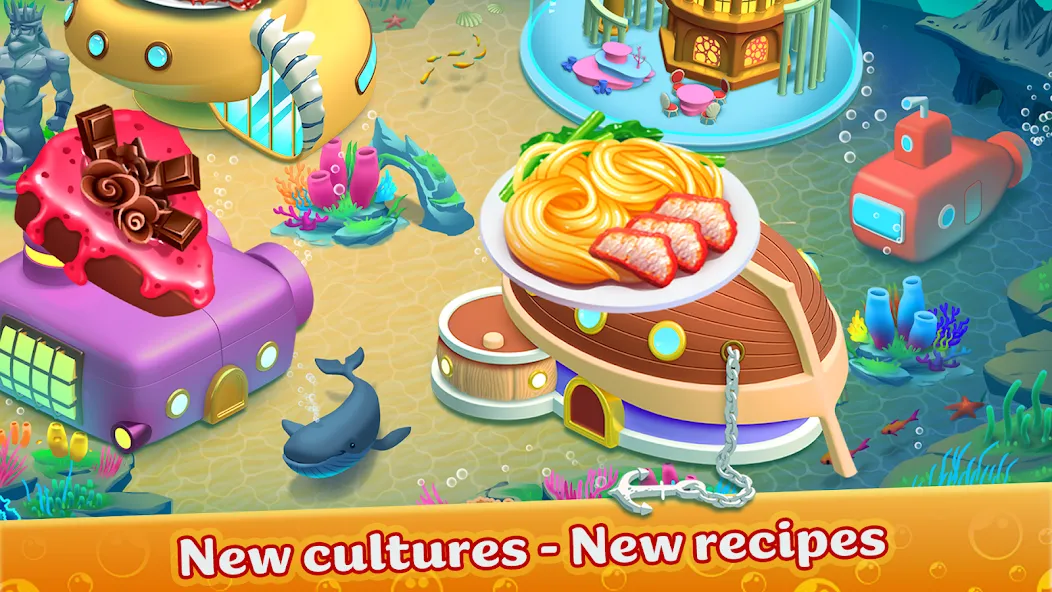 Cooking Aquarium - A Star Chef (Кукинг Аквариум)  [МОД Все открыто] Screenshot 5