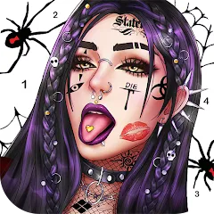 Скачать взломанную Dark, Horror Color by Number  [МОД Меню] - полная версия apk на Андроид