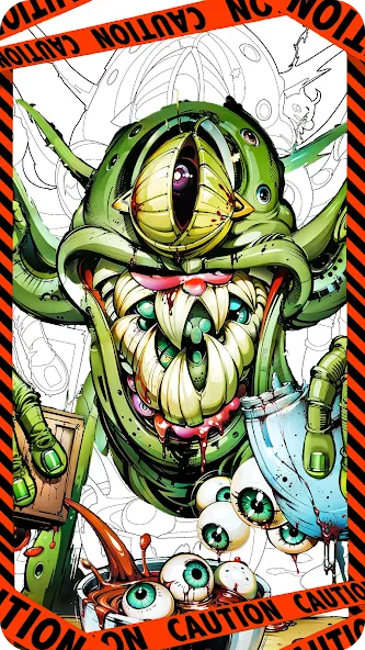 Dark Fantasy Coloring Games  [МОД Много денег] Screenshot 2