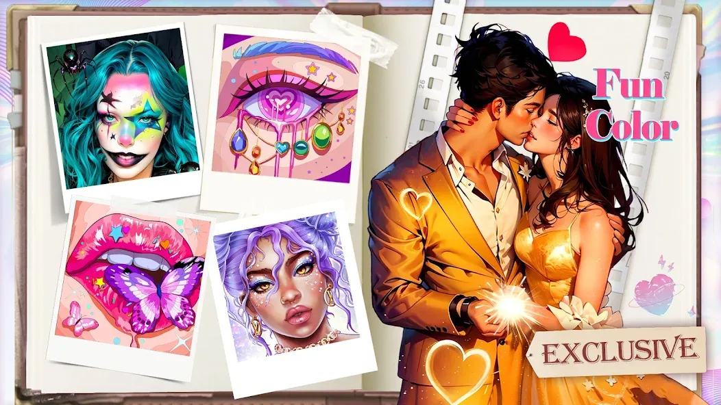 Fun Color:Happy Coloring games  [МОД Бесконечные деньги] Screenshot 4