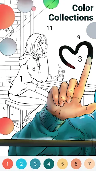 Happy Color®: Coloring Book (Хэппи Колор)  [МОД Menu] Screenshot 4