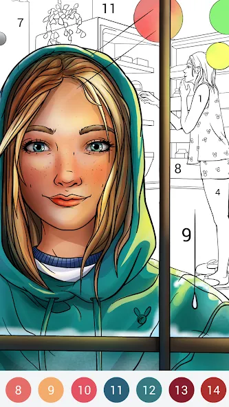 Happy Color®: Coloring Book (Хэппи Колор)  [МОД Menu] Screenshot 5