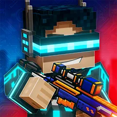 Взломанная Pixel Strike 3D - FPS Gun Game (Пиксель Страйк 3Д)  [МОД Много денег] - стабильная версия apk на Андроид