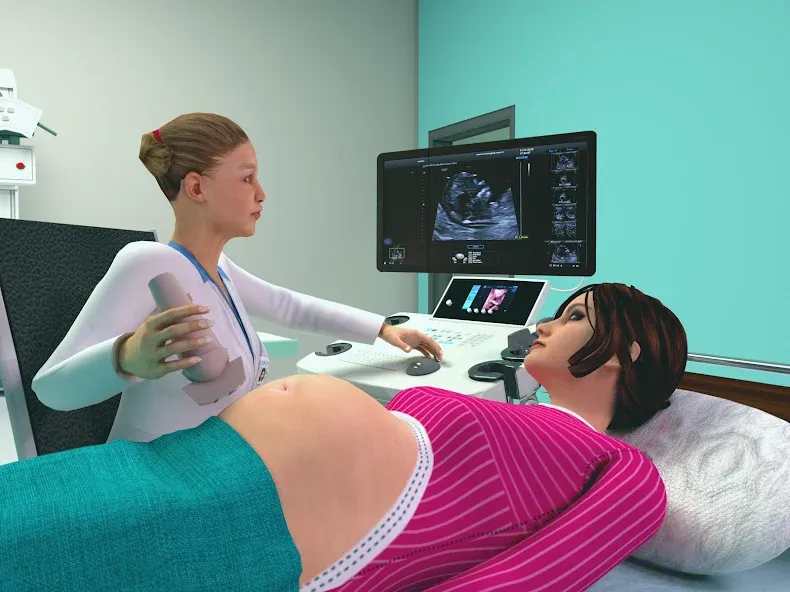 Pregnant Mother Simulator Game (Симулятор беременной мамы)  [МОД Unlocked] Screenshot 5
