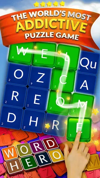 WordHero : word finding game (ВордХиро)  [МОД Mega Pack] Screenshot 1