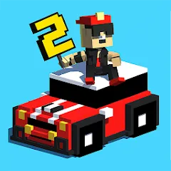 Взломанная Smashy Road: Wanted 2 (Смэши Роуд)  [МОД Unlocked] - последняя версия apk на Андроид