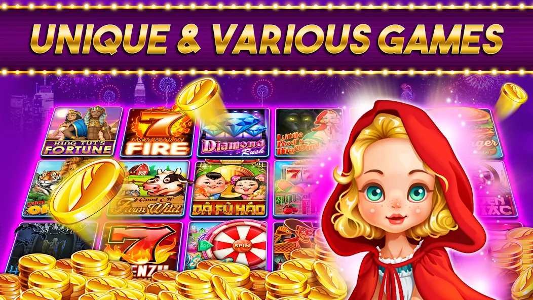 Casino Frenzy - Slot Machines (Казино Френзи)  [МОД Много денег] Screenshot 3