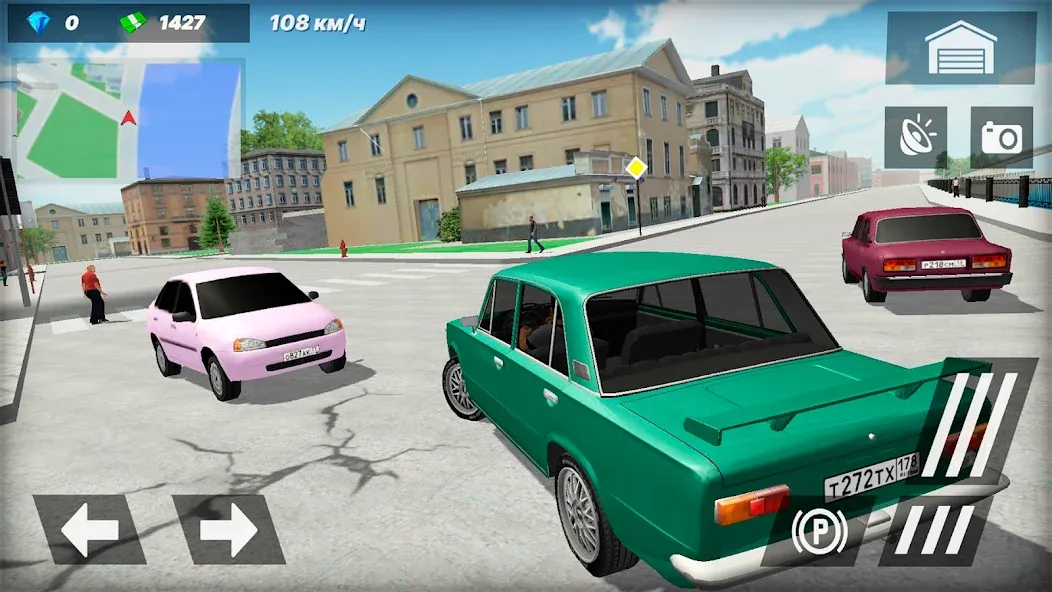 Жигули Копейка. Русские тачки  [МОД Меню] Screenshot 3