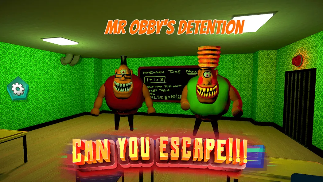 Mr Obby's Detention  [МОД Unlimited Money] Screenshot 1