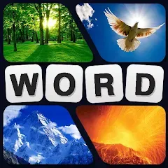 Скачать взломанную Puzzle: 4 pics 1 word offline  [МОД Бесконечные деньги] - стабильная версия apk на Андроид