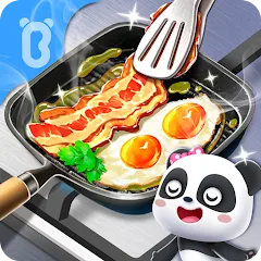 Взломанная Baby Panda's Breakfast Cooking  [МОД Меню] - последняя версия apk на Андроид