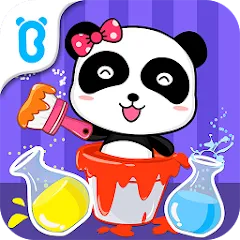 Скачать взломанную Baby Panda's Color Mixing  [МОД Меню] - стабильная версия apk на Андроид
