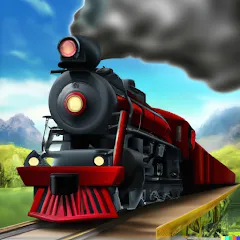 Скачать взлом My Railroad: train and city  [МОД Mega Pack] - стабильная версия apk на Андроид