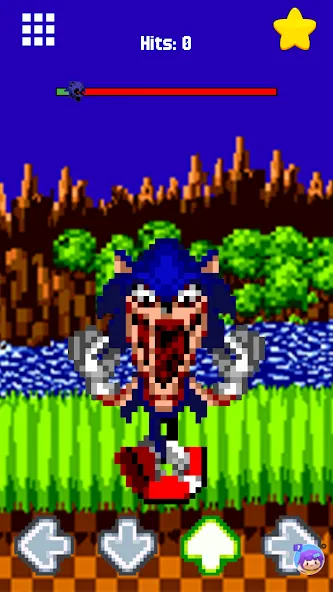 Horror Sonik.EXE v2 FNF Mod  [МОД Меню] Screenshot 2