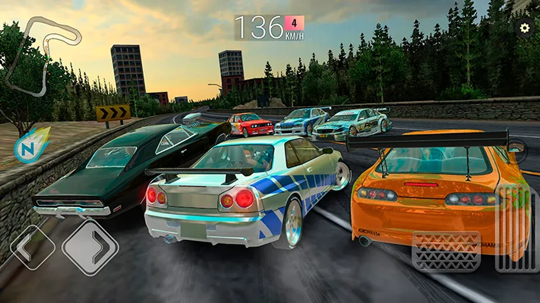 Racing in Car - Multiplayer (Рейсинг ин Кар)  [МОД Много денег] Screenshot 5