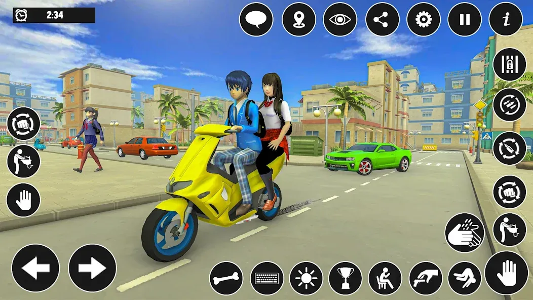 High School Boy Virtual Life  [МОД Menu] Screenshot 2