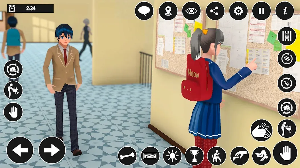 High School Boy Virtual Life  [МОД Menu] Screenshot 3