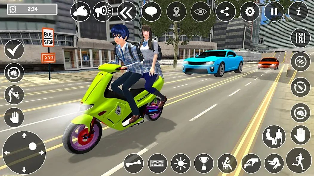 High School Boy Virtual Life  [МОД Menu] Screenshot 5