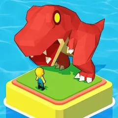 Взломанная Dino Tycoon - 3D Building Game  [МОД Бесконечные деньги] - последняя версия apk на Андроид