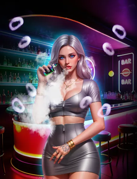 Virtual Vape Smoke Simulation (Виртуальное имитирование дыма от вэйпа)  [МОД Все открыто] Screenshot 2