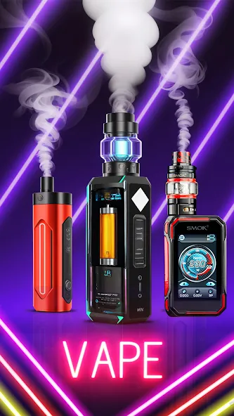 Virtual Vape Smoke Simulation (Виртуальное имитирование дыма от вэйпа)  [МОД Все открыто] Screenshot 4