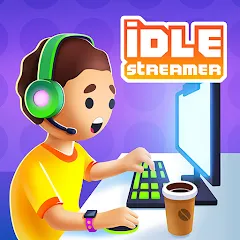 Взлом Idle Streamer - Tuber game (Айдл стример)  [МОД Бесконечные монеты] - полная версия apk на Андроид