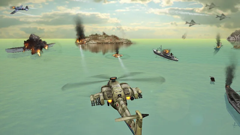 Gunship Strike 3D  [МОД Menu] Screenshot 2