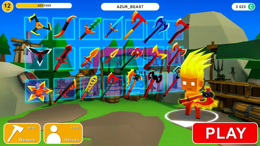 AXES.io  [МОД Unlimited Money] Screenshot 4