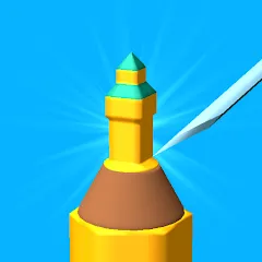 Скачать взломанную Carve The Pencil (Карв зе Пенсил)  [МОД Все открыто] - полная версия apk на Андроид