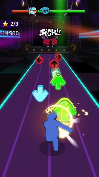 Blade Night : Rhythm Saber (Блейд Найт)  [МОД Бесконечные монеты] Screenshot 2