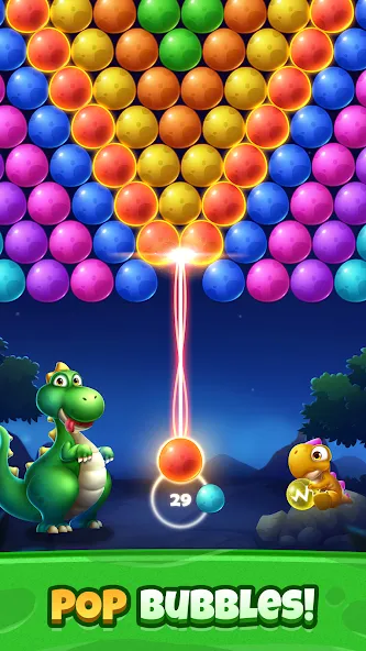 Bubble Shooter Primitive Eggs (Бабл Шутер Примитивные Яйца)  [МОД Unlocked] Screenshot 2