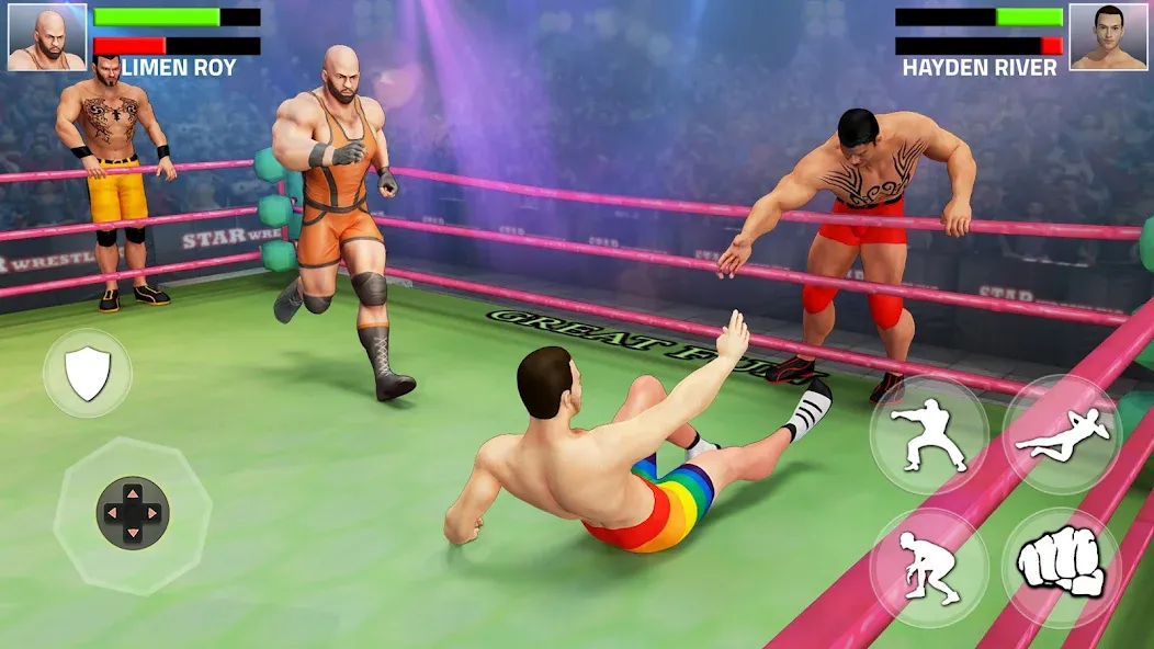 Tag Team Wrestling Game (Таг Тим Реслинг Гейм)  [МОД Меню] Screenshot 1