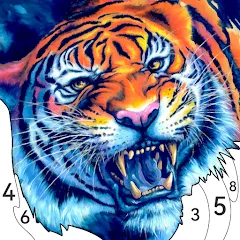 Скачать взлом Animal Paint by Number Game (Анимал Пэйнт бай Намбер Гэйм)  [МОД Menu] - последняя версия apk на Андроид