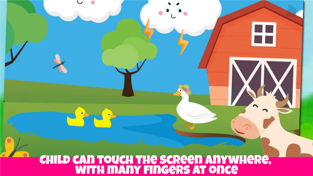 Farm animals game for babies  [МОД Menu] Screenshot 2