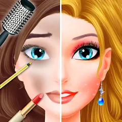 Скачать взломанную Makeup games makeover dress up  [МОД Unlimited Money] - последняя версия apk на Андроид