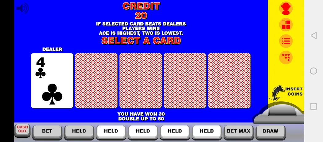 Video Poker with Double Up  [МОД Mega Pack] Screenshot 3