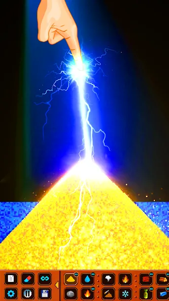 SandBox: Powder Simulator  [МОД Menu] Screenshot 4