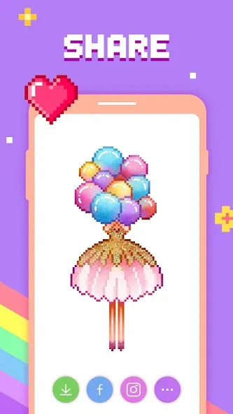 Paint by Number - Pixel Art  [МОД Много монет] Screenshot 5