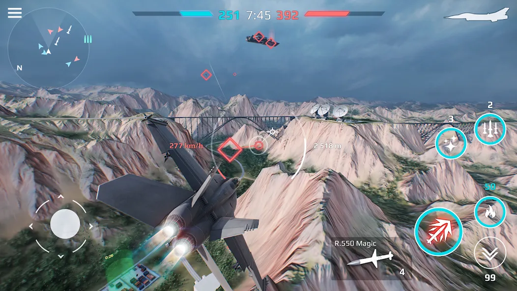 Sky Combat: War Planes Online (Скай Комбат)  [МОД Много монет] Screenshot 2