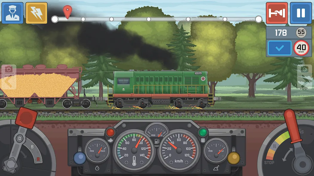 Train Simulator: Railroad Game (Трейн Симулятор)  [МОД Unlocked] Screenshot 4