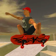 Взломанная Skating Freestyle Extreme 3D (Скейтбординг Фристайл Экстрим 3D)  [МОД Unlocked] - стабильная версия apk на Андроид