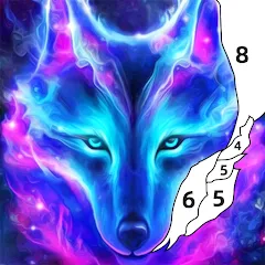 Скачать взлом Wolf Coloring Book Color Game (Вульф Колоринг Бук Колор Гейм)  [МОД Unlimited Money] - последняя версия apk на Андроид