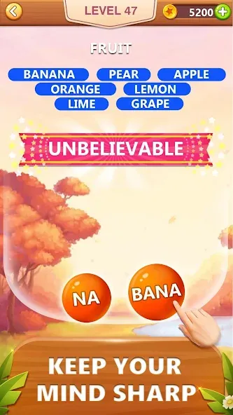 Word Bubble Puzzle - Word Game  [МОД Бесконечные деньги] Screenshot 3