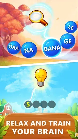 Word Bubble Puzzle - Word Game  [МОД Бесконечные деньги] Screenshot 4