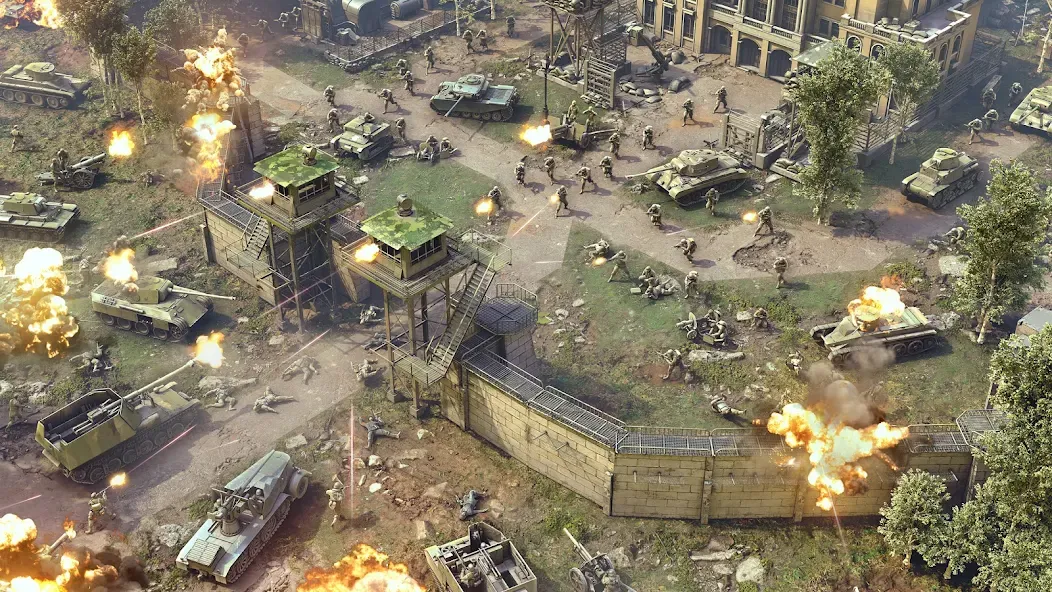 Heroes of Wars: WW2 Battles (2 (Хероэс оф Варс)  [МОД Бесконечные деньги] Screenshot 1